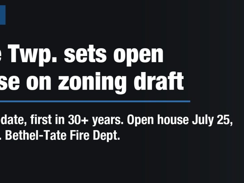 Tate Twp. sets open house on zoning draft