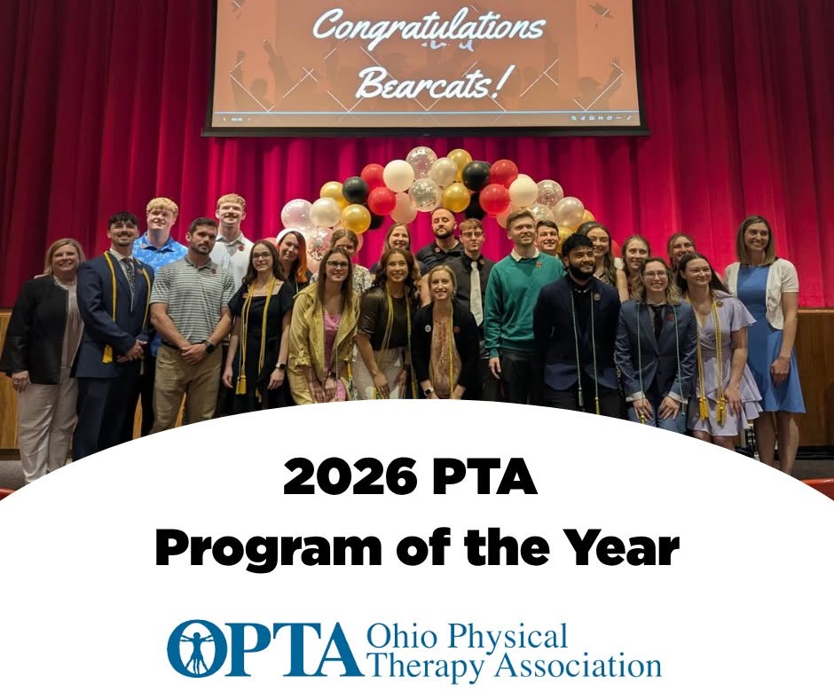 UC Clermont Physical Therapist Assistant program named 2026 OPTA Program of the Year