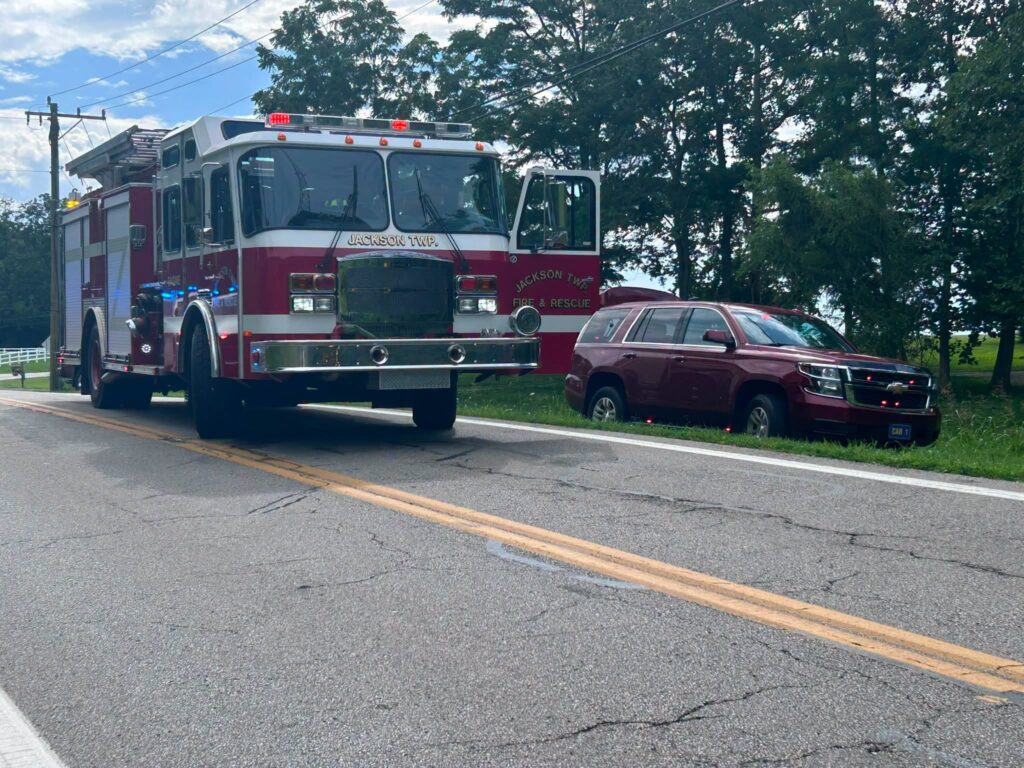 Jackson Township fire crews block U.S. 50 after crash