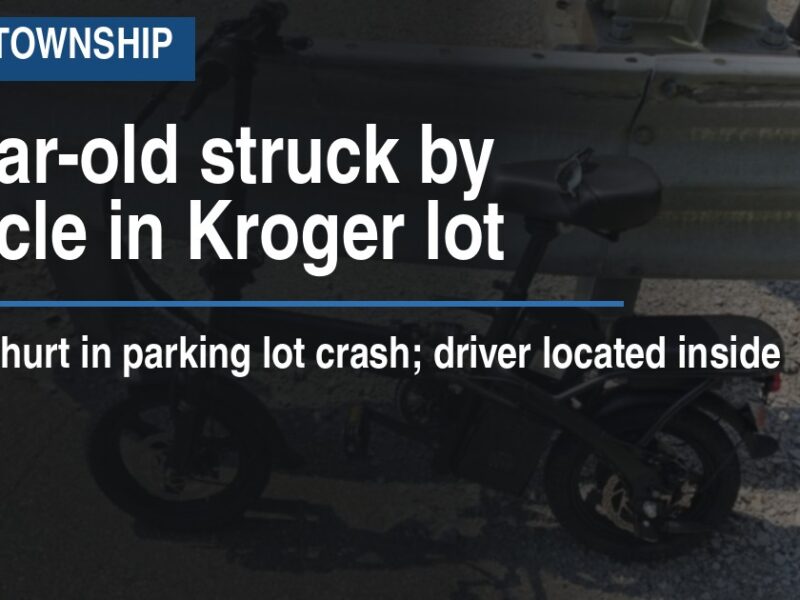 2-year-old struck by vehicle in Kroger lot