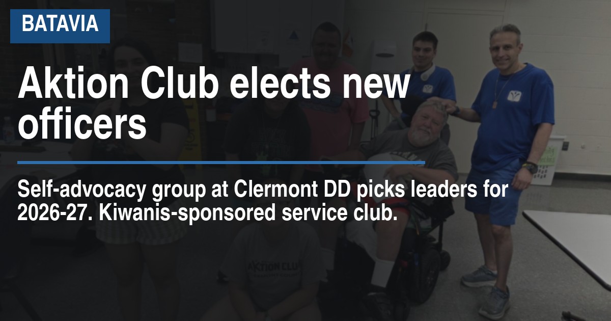 Aktion Club elects new officers
