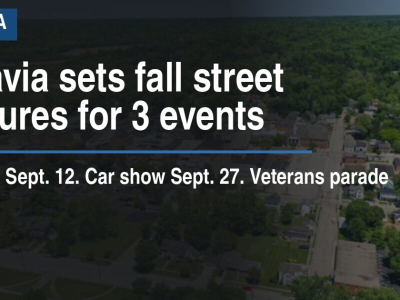 Batavia sets fall street closures for 3 events