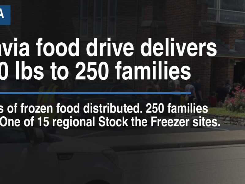 Batavia food drive delivers 2,700 lbs to 250 families