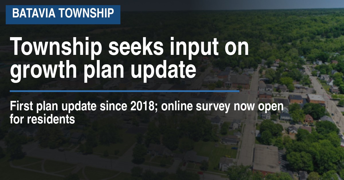 Township seeks input on growth plan update