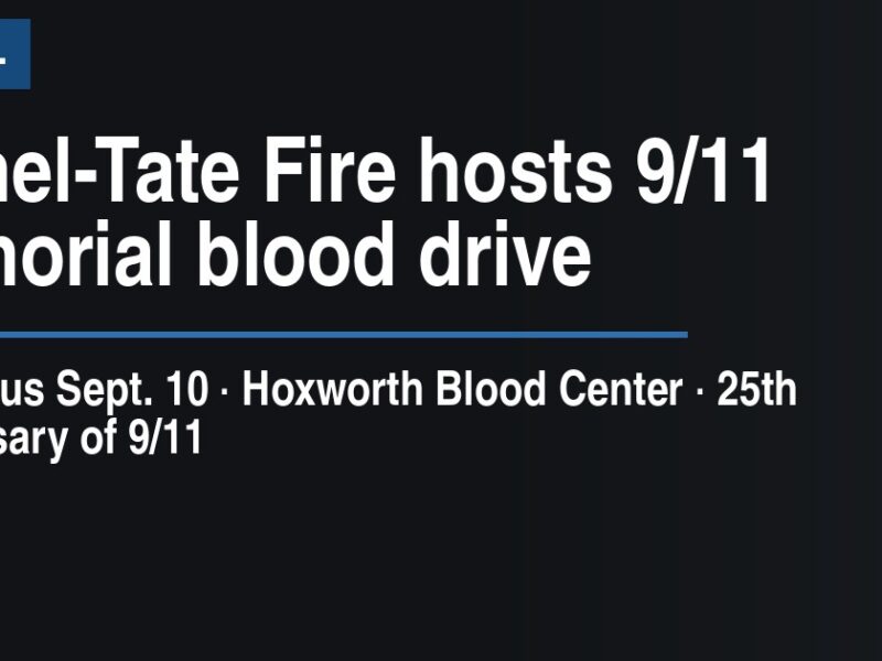 Bethel-Tate Fire hosts 9/11 memorial blood drive