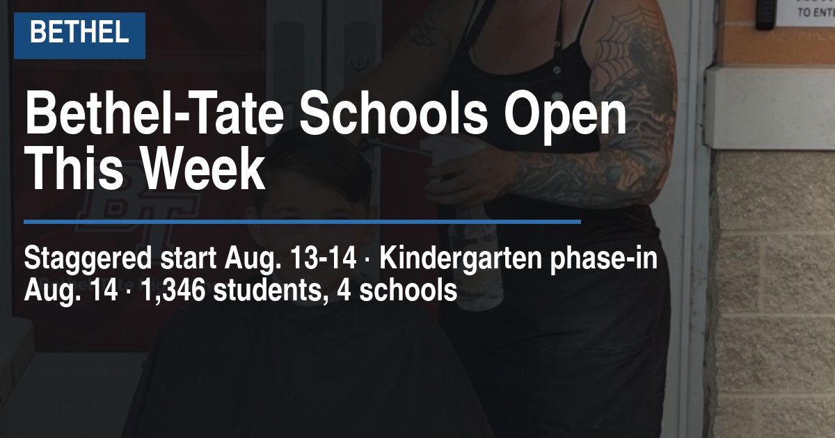 Bethel-Tate Schools Open This Week