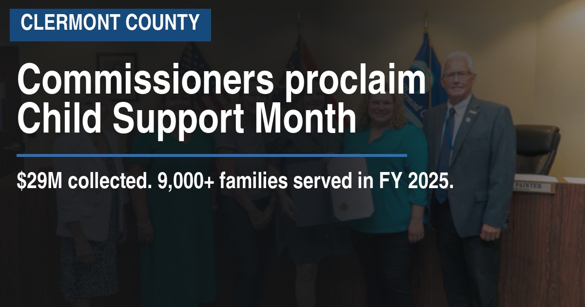 Commissioners proclaim Child Support Month