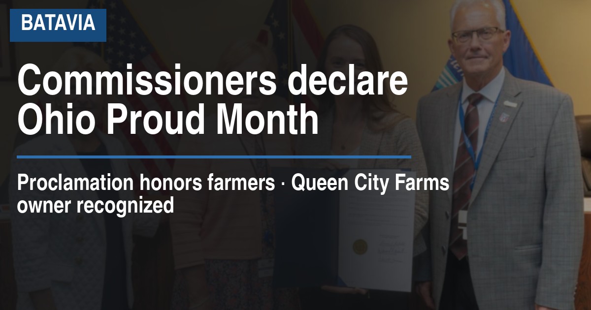 Commissioners declare Ohio Proud Month