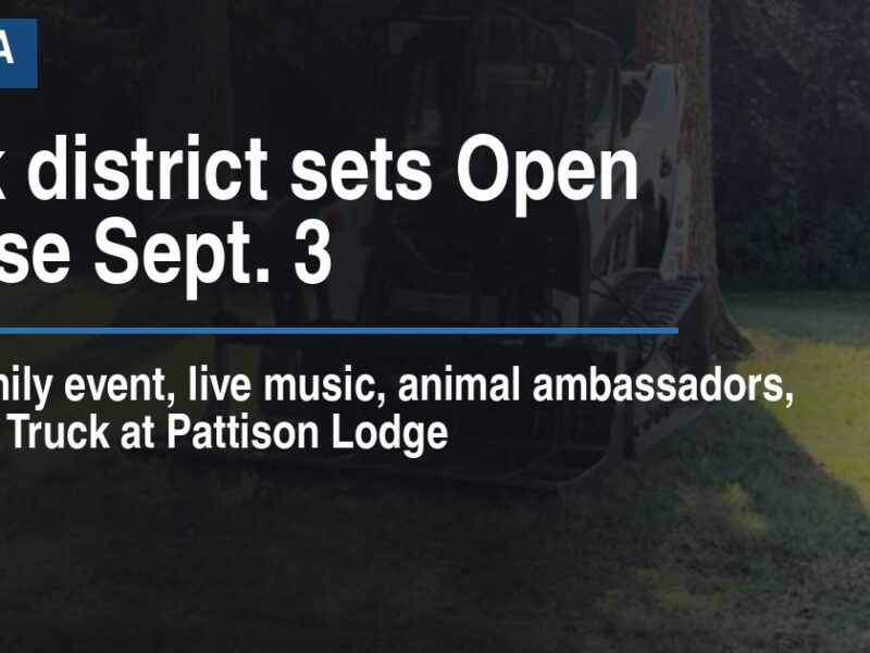 Park district sets Open House Sept. 3