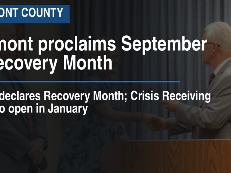 Clermont proclaims September as Recovery Month