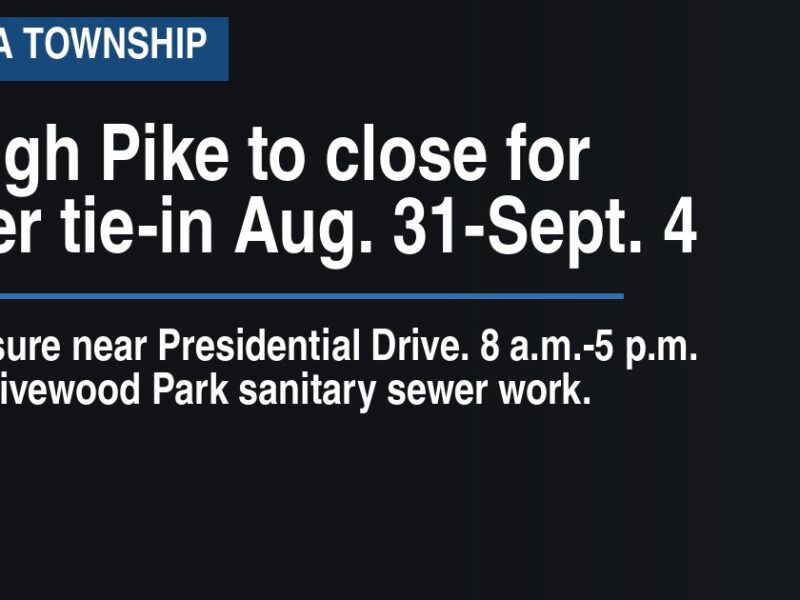 Clough Pike to close for sewer tie-in Aug. 31-Sept. 4