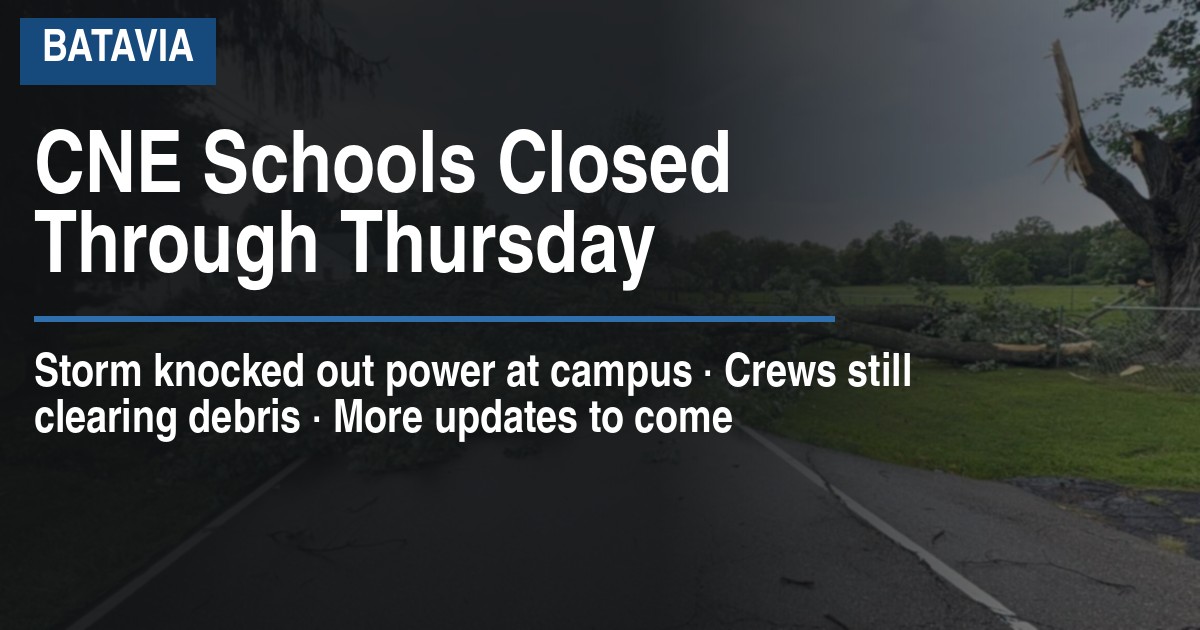 CNE Schools Closed Through Thursday