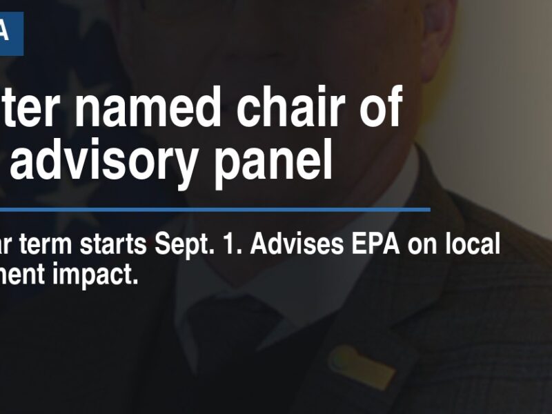 Painter named chair of EPA advisory panel