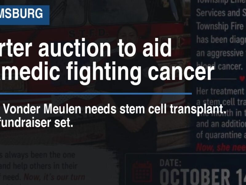 Quarter auction to aid paramedic fighting cancer