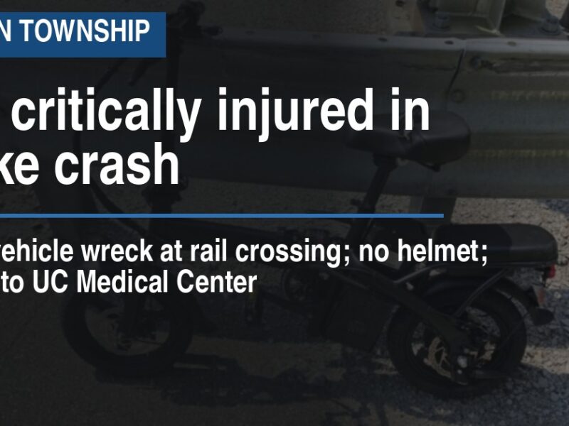 Man critically injured in e-bike crash