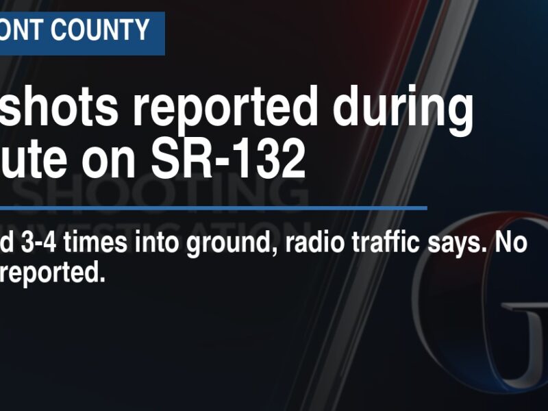 Gunshots reported during dispute on SR-132