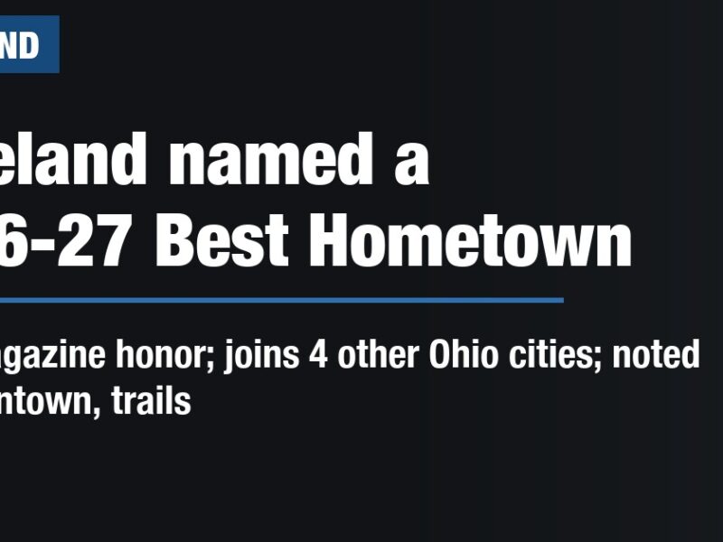Loveland named a 2026-27 Best Hometown
