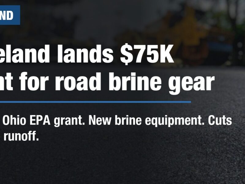 Loveland lands $75K grant for road brine gear