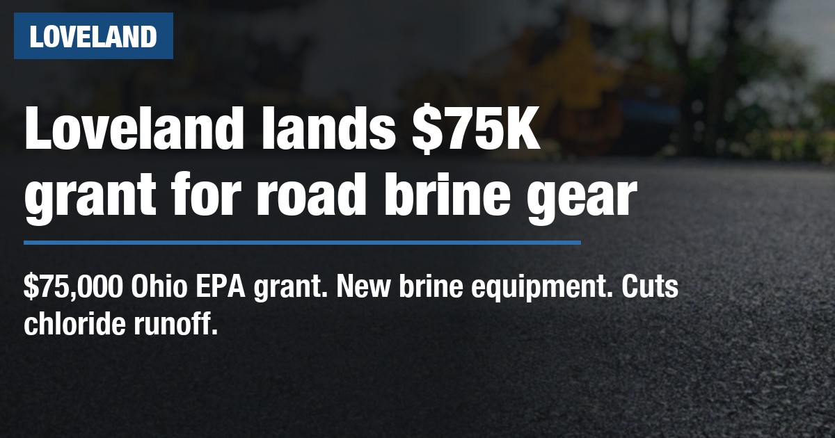Loveland lands $75K grant for road brine gear