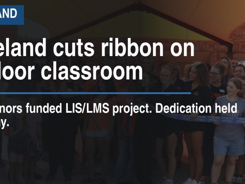 Loveland cuts ribbon on outdoor classroom
