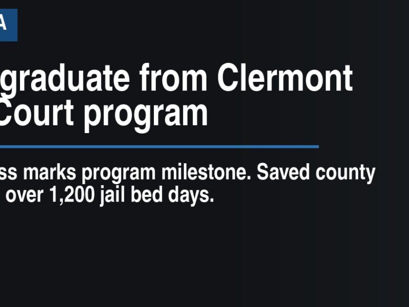 Five graduate from Clermont OVI Court program