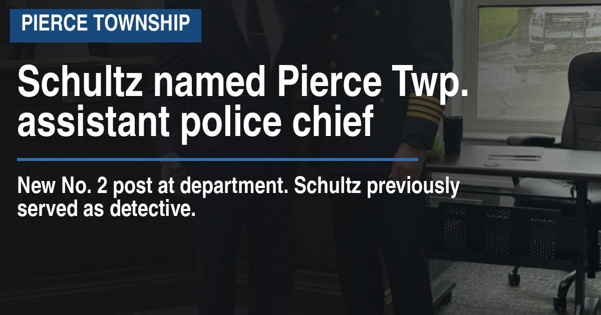 Schultz named Pierce Twp. assistant police chief