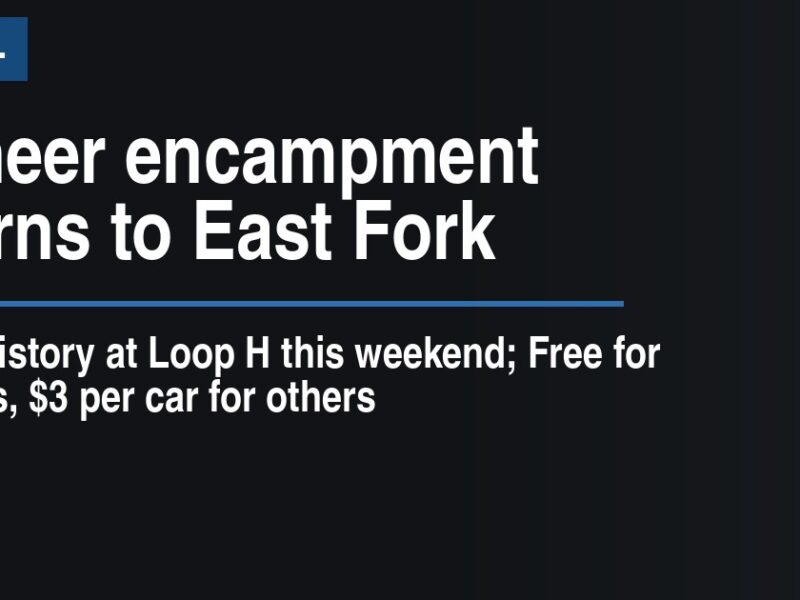 Pioneer encampment returns to East Fork