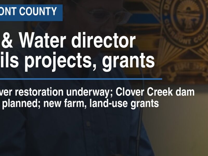 Soil & Water director details projects, grants