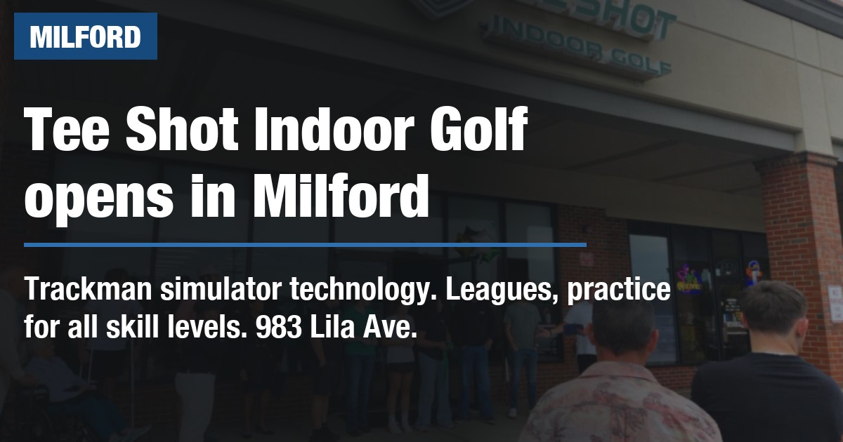 Tee Shot Indoor Golf opens in Milford