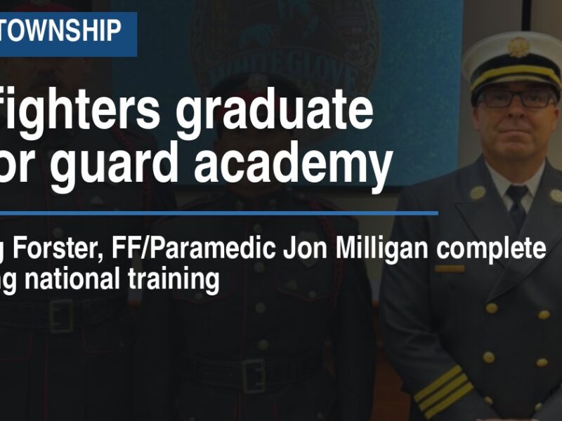 Firefighters graduate honor guard academy