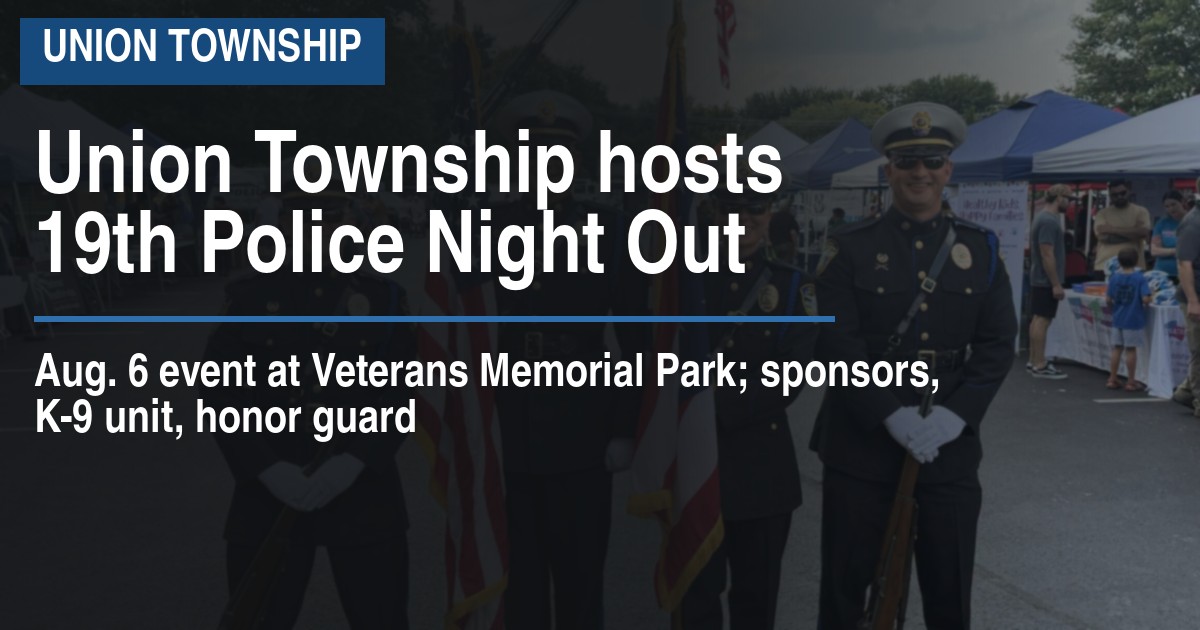 Union Township hosts 19th Police Night Out