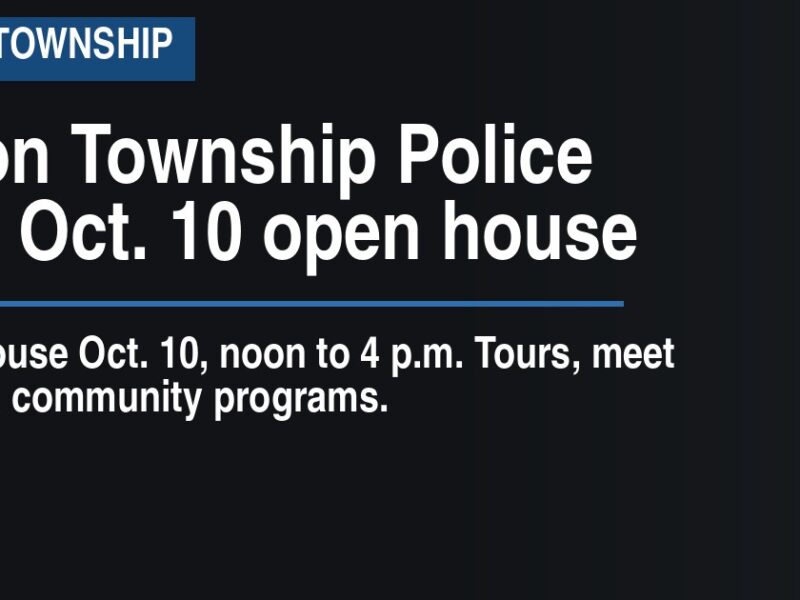 Union Township Police plan Oct. 10 open house