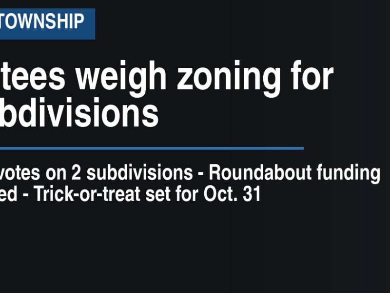 Trustees weigh zoning for 2 subdivisions