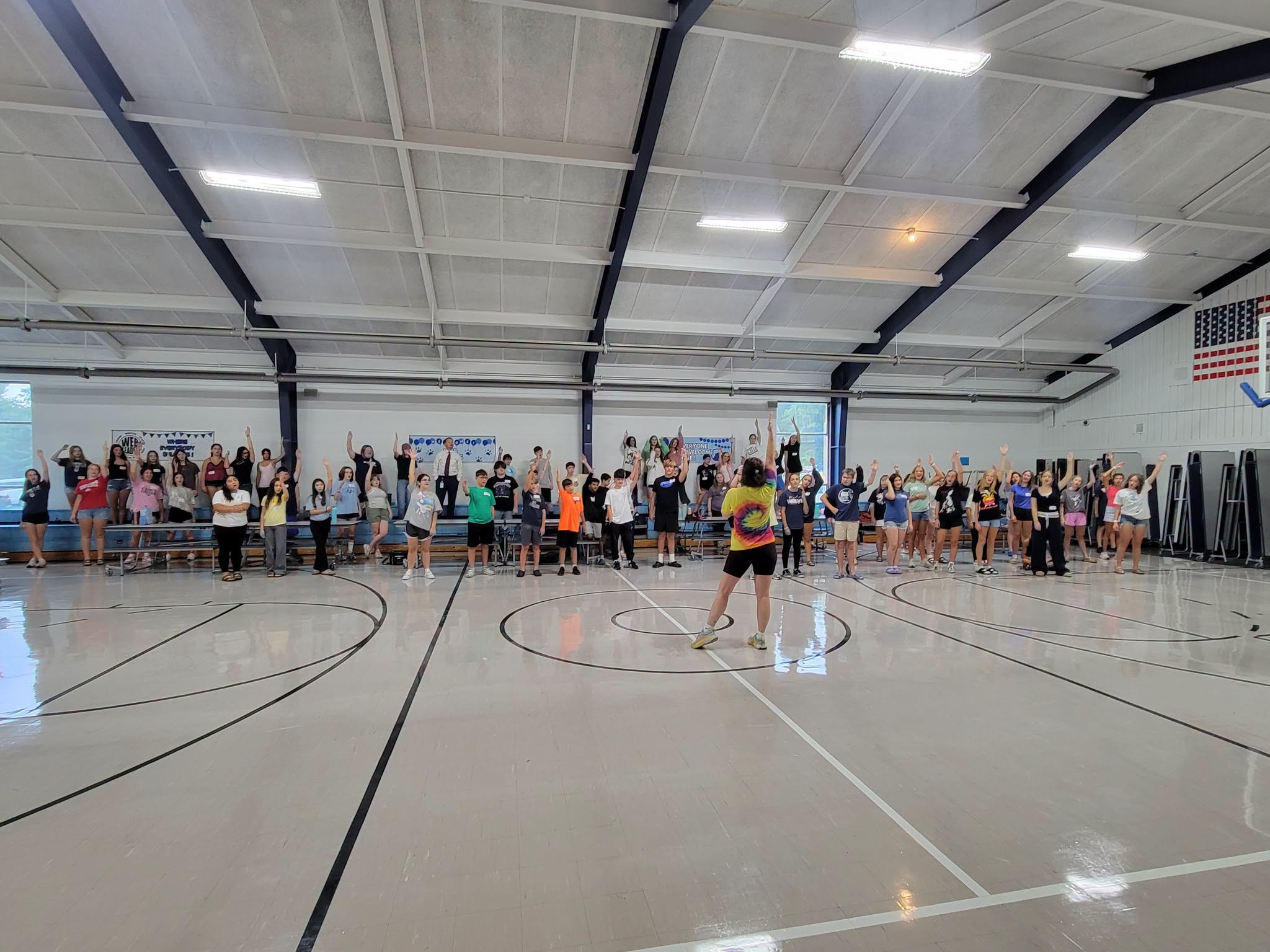 Eighth graders train as WEB Leaders at West Clermont Middle School