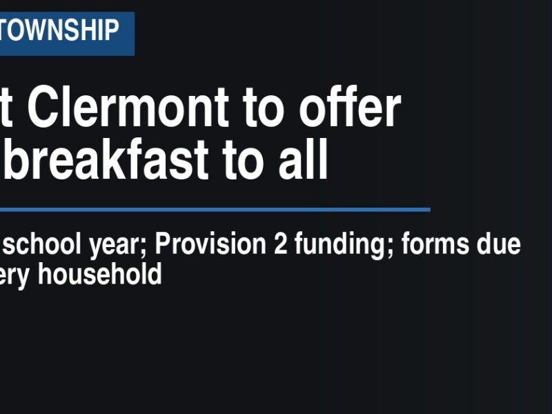 West Clermont to offer free breakfast to all