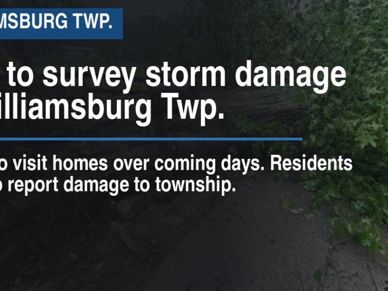 EMA to survey storm damage in Williamsburg Twp.