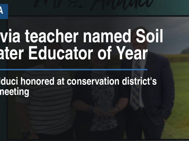 Batavia teacher named Soil & Water Educator of the Year