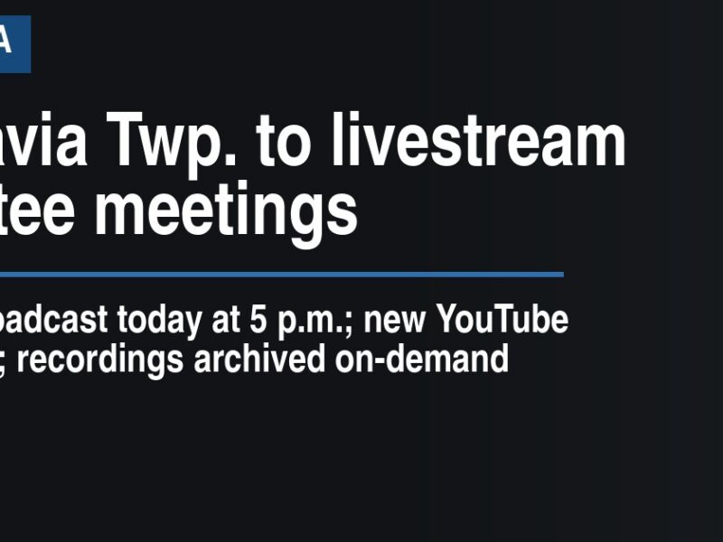 Batavia Township to livestream trustee meetings