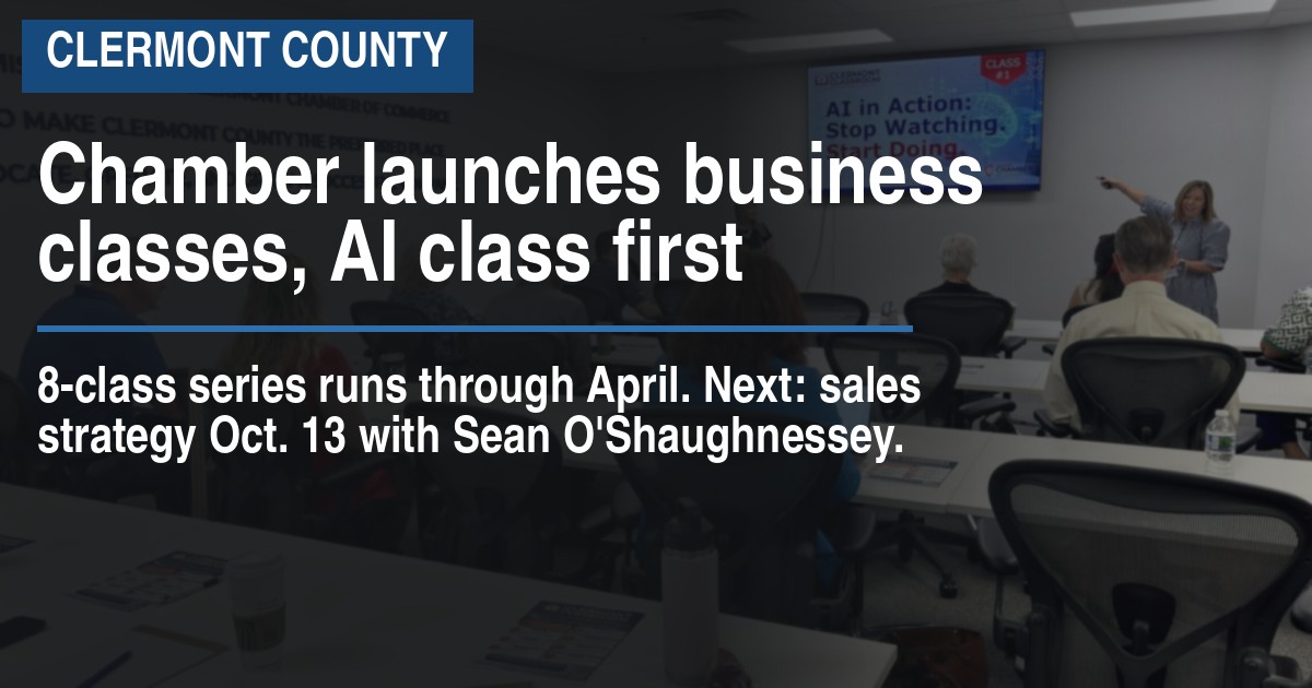 Chamber launches business classes, AI class first