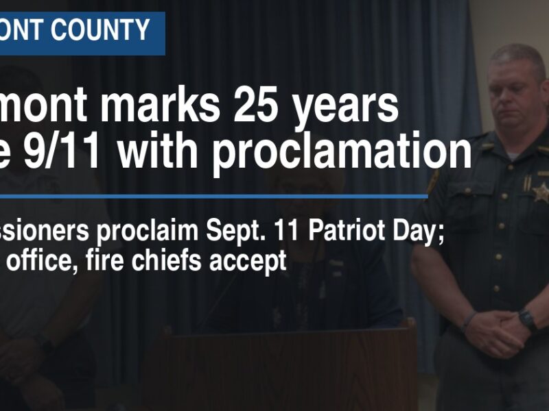 Clermont marks 25 years since 9/11 with proclamation