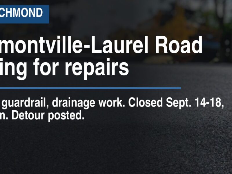 Clermontville-Laurel Road closing for repairs