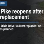 Clough Pike reopens after culvert replacement