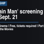 Free 'Rain Man' screening set for Sept. 21