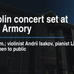 Free violin concert set at Batavia Armory