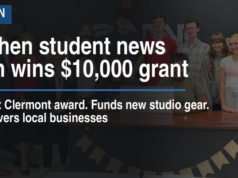 Goshen student news team wins $10,000 grant