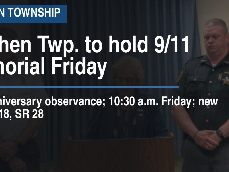 Goshen Twp. to hold 9/11 memorial Friday