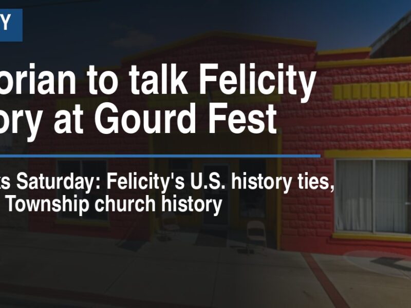 Historian to talk Felicity history at Gourd Fest