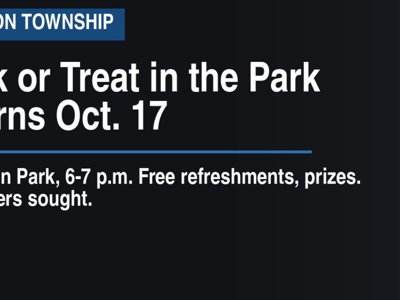 Trick or Treat in the Park returns Oct. 17