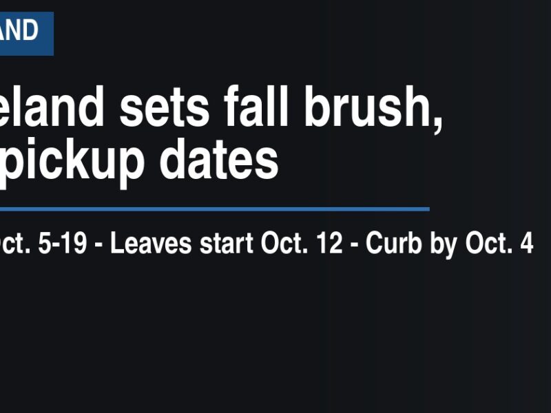 Loveland sets fall brush, leaf pickup dates