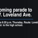 Homecoming parade to close W. Loveland Ave.